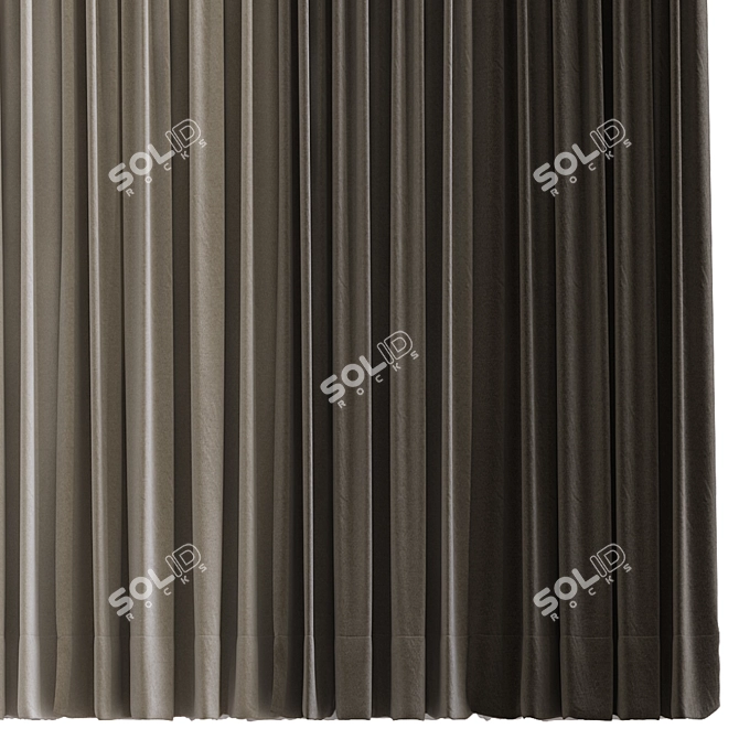 Revamped Curtain Design 3D model image 2