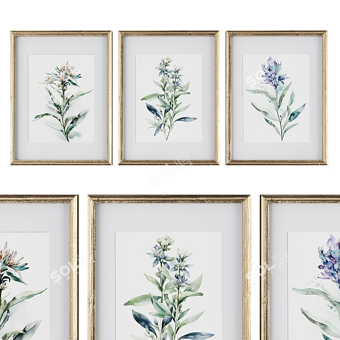 Artwork Collection: Pictures952 3D model image 2