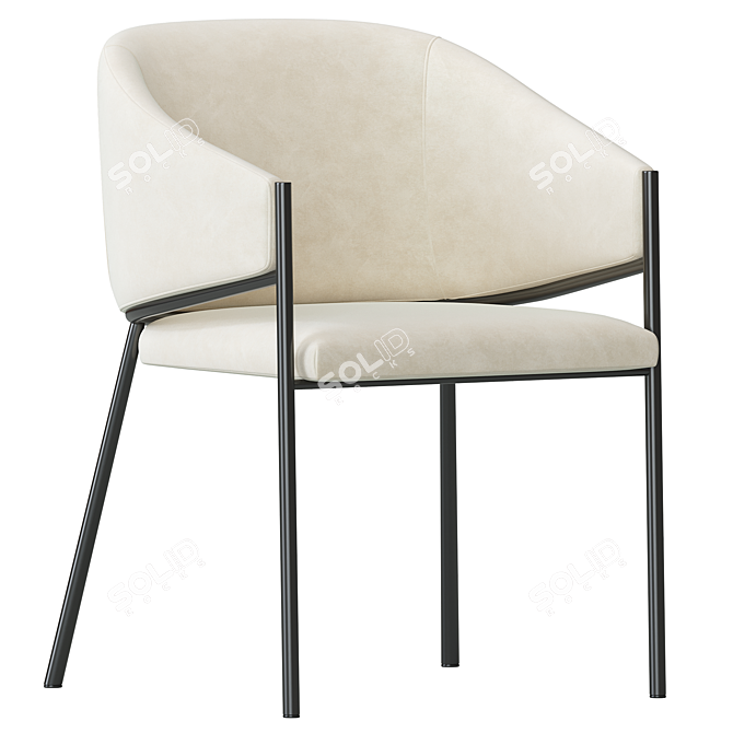 Modern Dill Chair: 2014 Design 3D model image 1