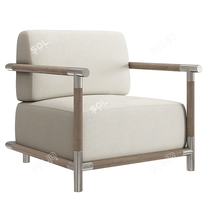 Elegant Bernhardt Kylie Chair 3D model image 1