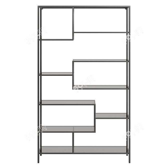 Kare Loft 115x195 Glass Shelf 3D model image 3