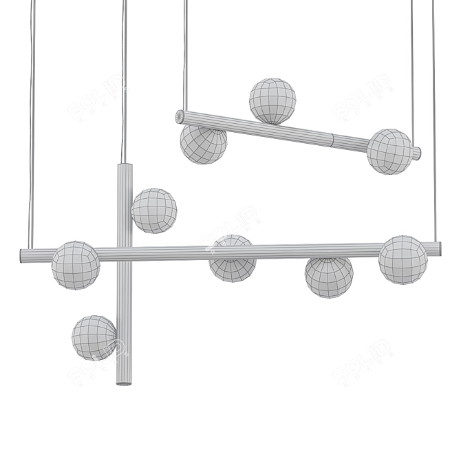 Modern Light Fixture Pendant 14506 3D model image 2