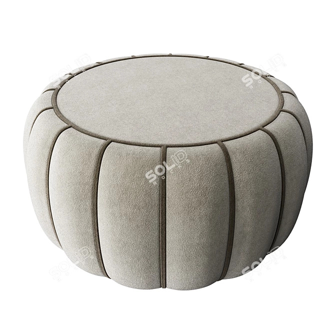 MOLPI Plush Tan-tan Pouf 3D model image 2