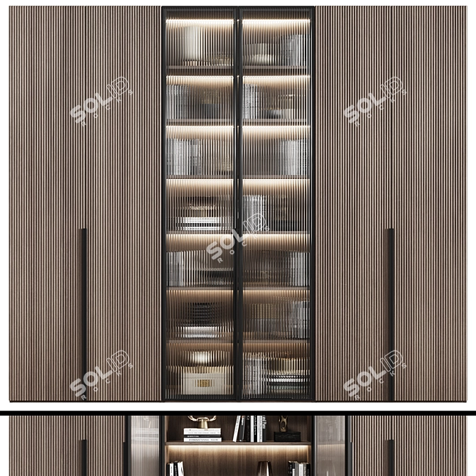 Modular Cabinets in Modern Style 3D model image 2