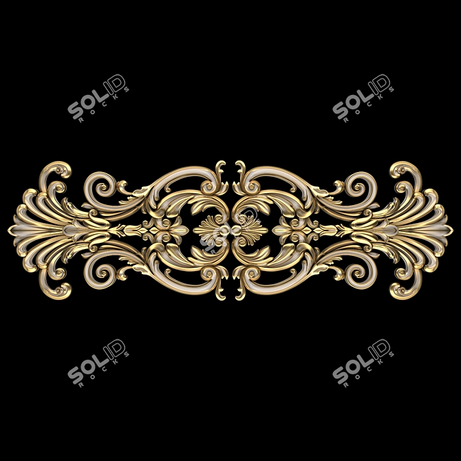 Elegant Ornament 88: 3D Modeling 3D model image 2