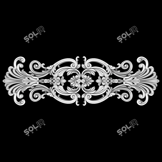 Elegant Ornament 88: 3D Modeling 3D model image 5