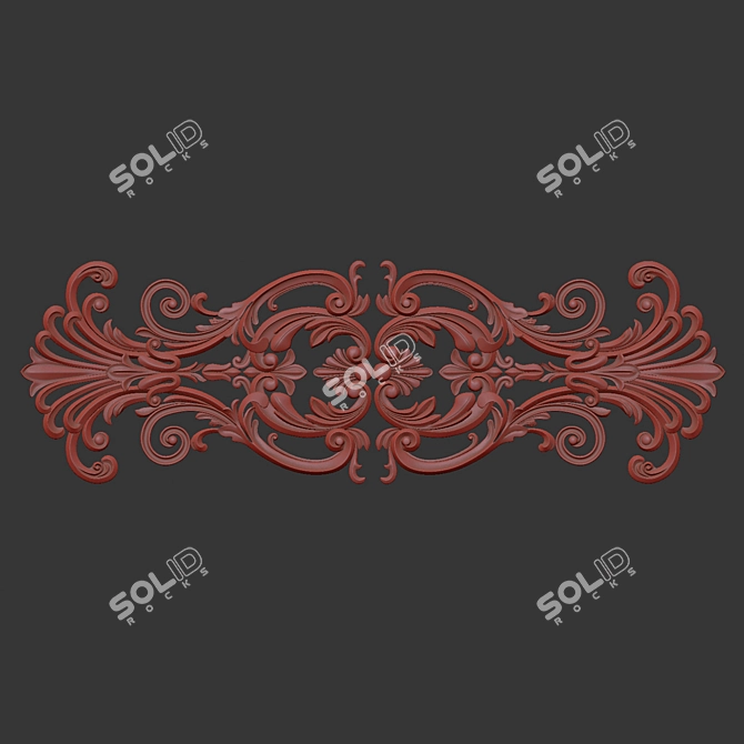 Elegant Ornament 88: 3D Modeling 3D model image 7