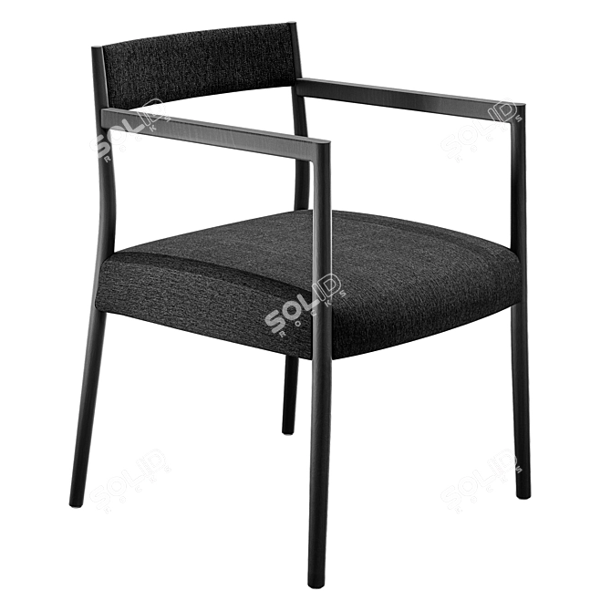 Bogart Sleek Designer Chair 3D model image 1