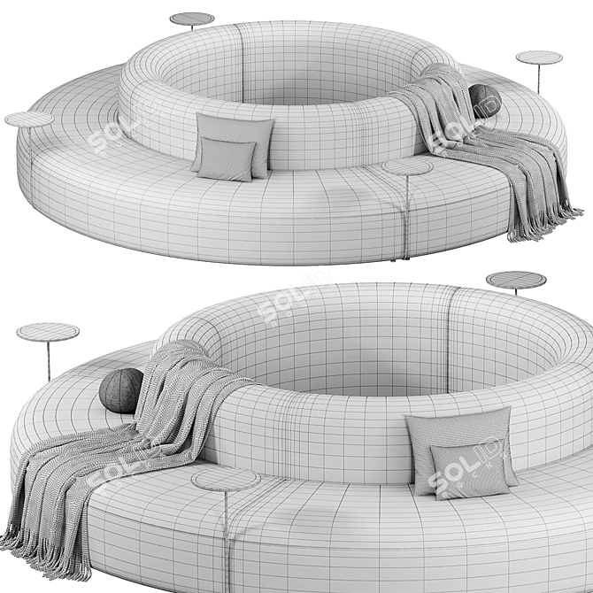 ARTIKO Modular Sofa Set 3D 3D model image 5