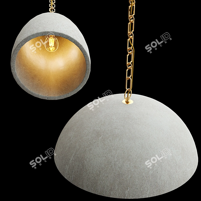 Modern Elliot Pendant Lamp Collection 3D model image 3