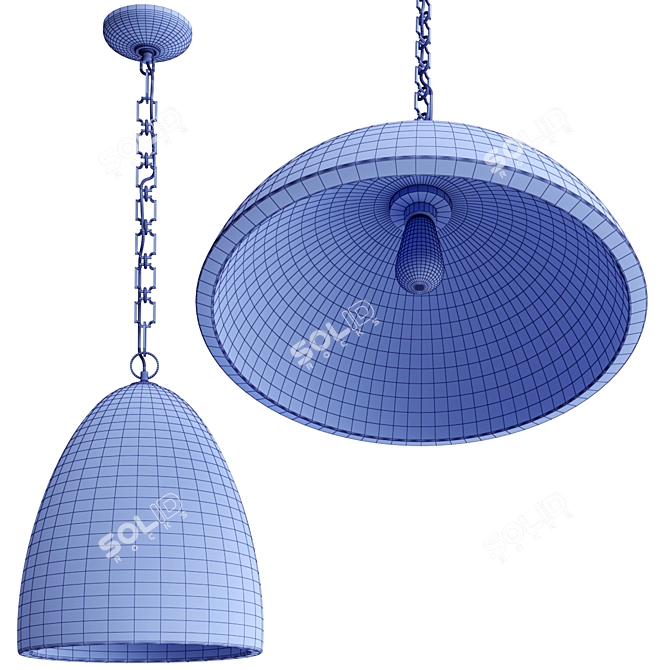 Modern Elliot Pendant Lamp Collection 3D model image 5