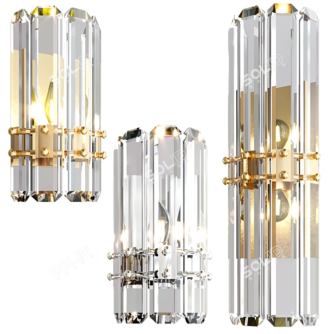 AERIN Bonnington Wall Sconce Collection 3D model image 1