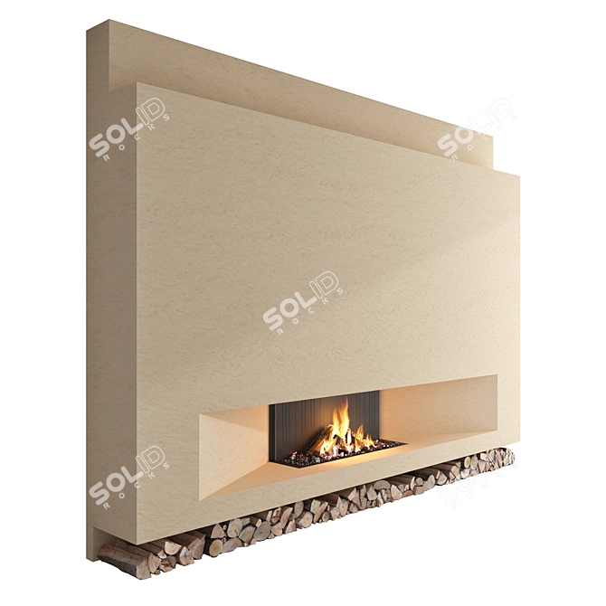 Impression Flame Wall Set 3D model image 2