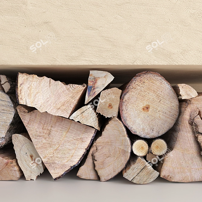 Impression Flame Wall Set 3D model image 5