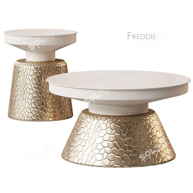 Freddie Richmond Side Table 3D model image 2