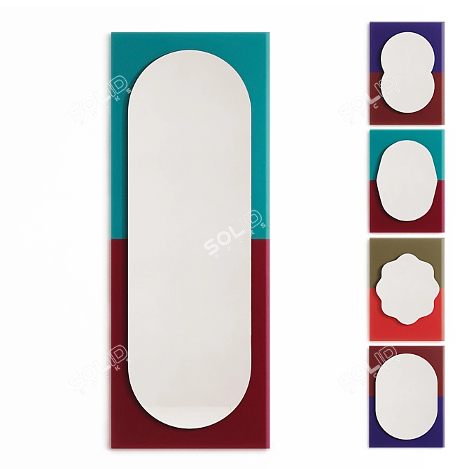 WANDER Mirrors Collection Petite Friture 3D model image 5