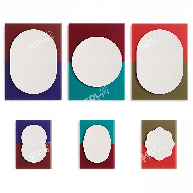 WANDER Mirrors Collection Petite Friture 3D model image 1