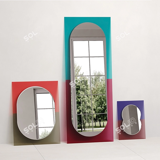 WANDER Mirrors Collection Petite Friture 3D model image 2