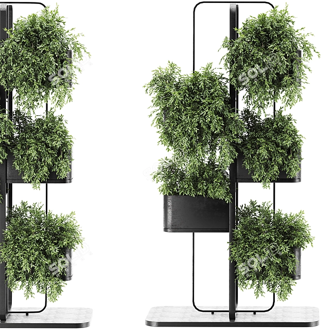 Vibrant Plants Set Render Engine 3D model image 2