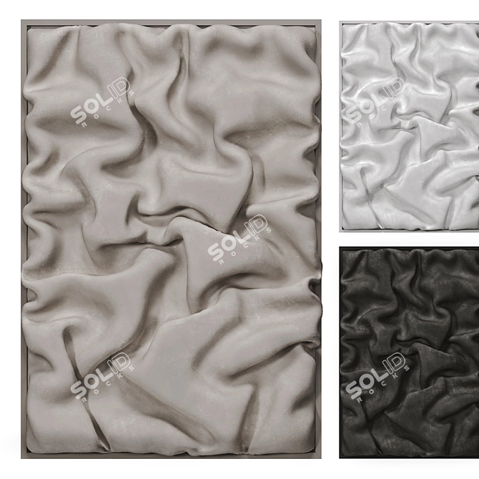 Embossed Relief Picture Set 3D model image 1