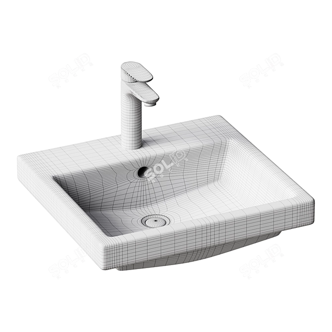Duravit Vero Sink 315500000 3D model image 2