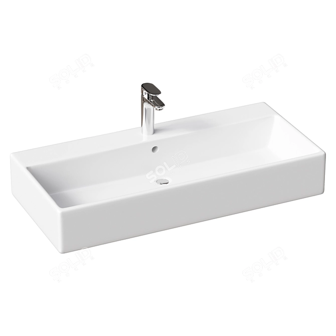 Duravit Vero Sink 0454100044 3D model image 1