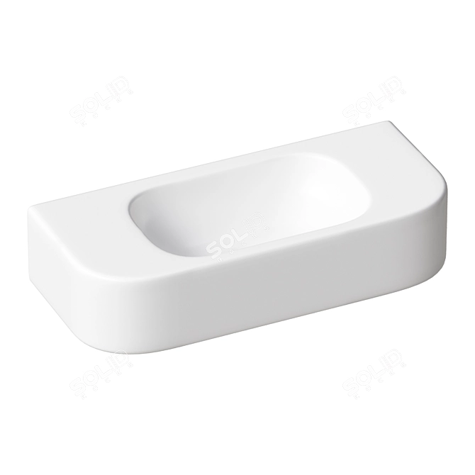 Duravit Happy D.2 Sink 3D model image 1