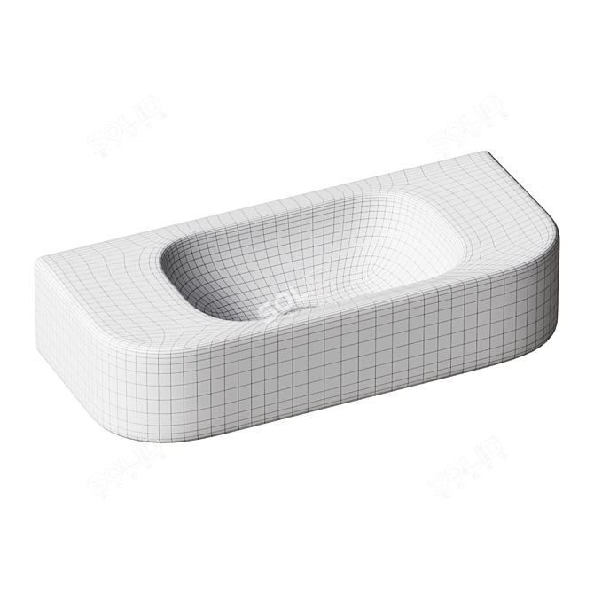 Duravit Happy D.2 Sink 3D model image 2