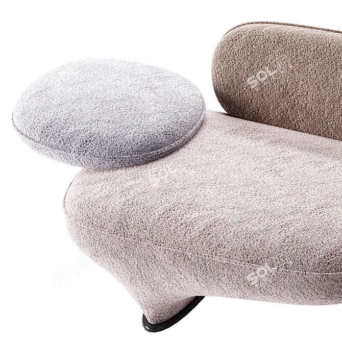 Modern Sofa by Wittmann 3D model image 2