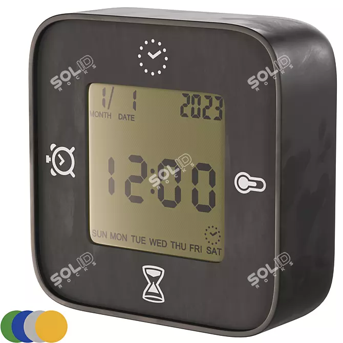 IKEA KLOCKIS 4-in-1 Clock/Thermometer/Alarm-Timer 3D model image 1