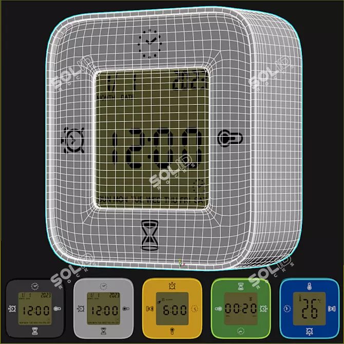 IKEA KLOCKIS 4-in-1 Clock/Thermometer/Alarm-Timer 3D model image 5