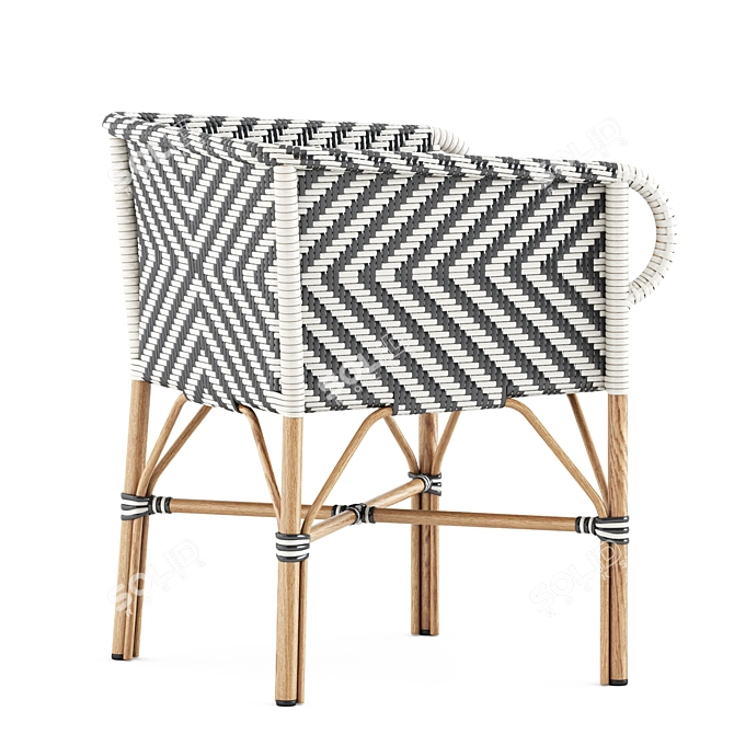  Anderholm Stylish Armchair - Chic Comfort 3D model image 9