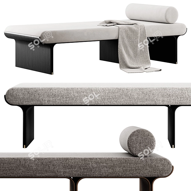 Stami Daybed with Plush by Gallotti & Radice 3D model image 2