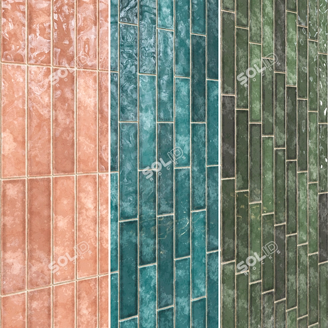 Lusa Ceramic Tiles Collection Set 3D model image 2