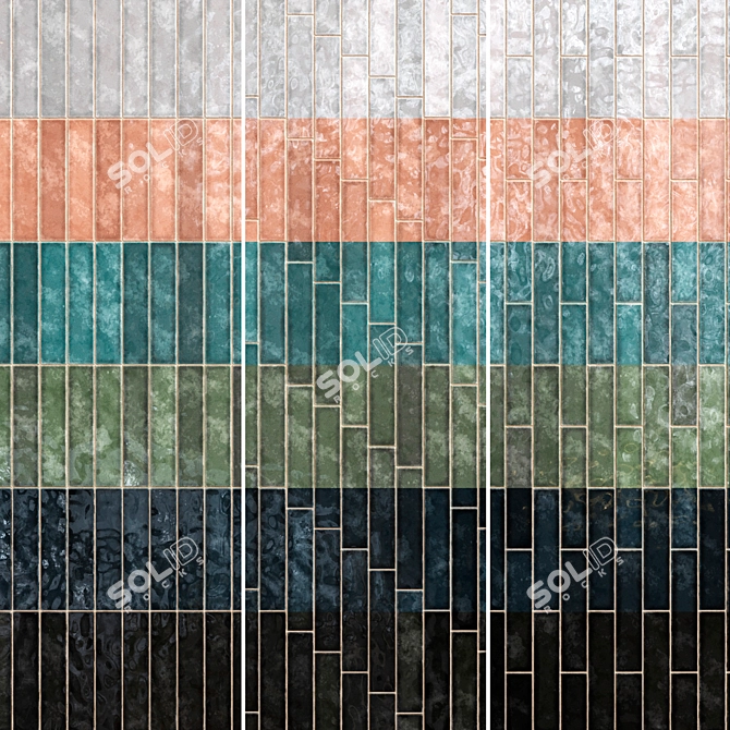 Lusa Ceramic Tiles Collection Set 3D model image 3
