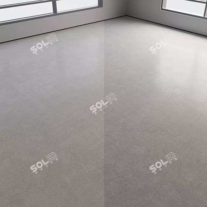 Multi-Colored Seamless Concrete Flooring 3D model image 2