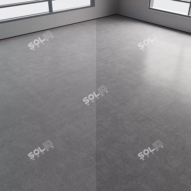 Multi-Colored Seamless Concrete Flooring 3D model image 3