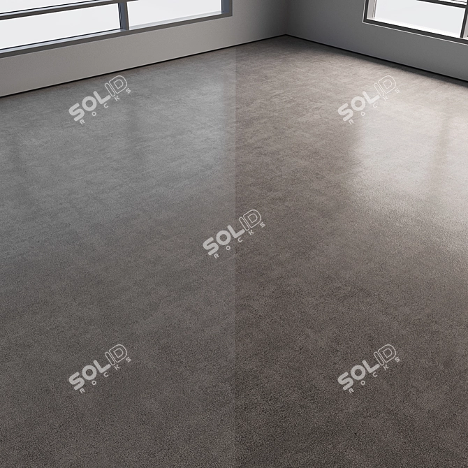 Multi-Colored Seamless Concrete Flooring 3D model image 4