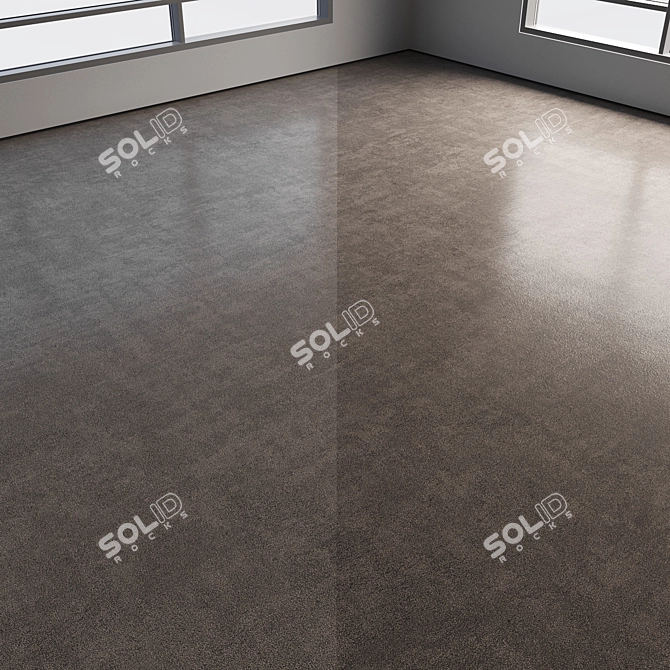 Multi-Colored Seamless Concrete Flooring 3D model image 5