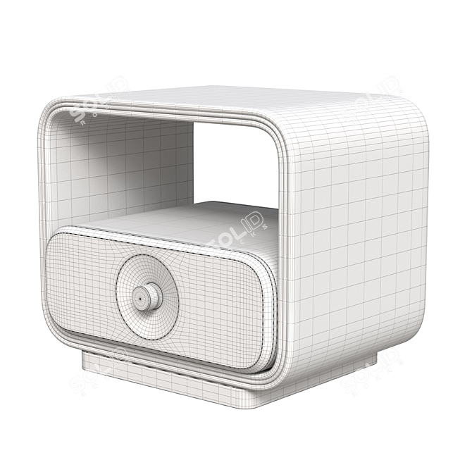 Luxury Minelli Nightstand 3D model image 6