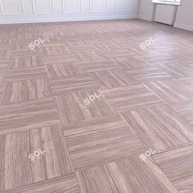 Quality 3D Wooden Floor Model 3D model image 5