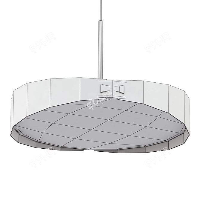 Luxury Crystal Pendant Light 3D model image 3