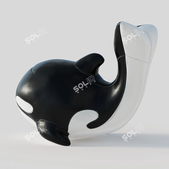 Whimsical Mumu Whale Model 3D model image 2