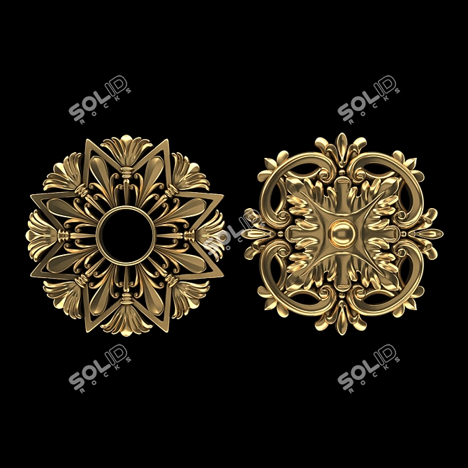 3D Max Ornament Model 2016 3D model image 3