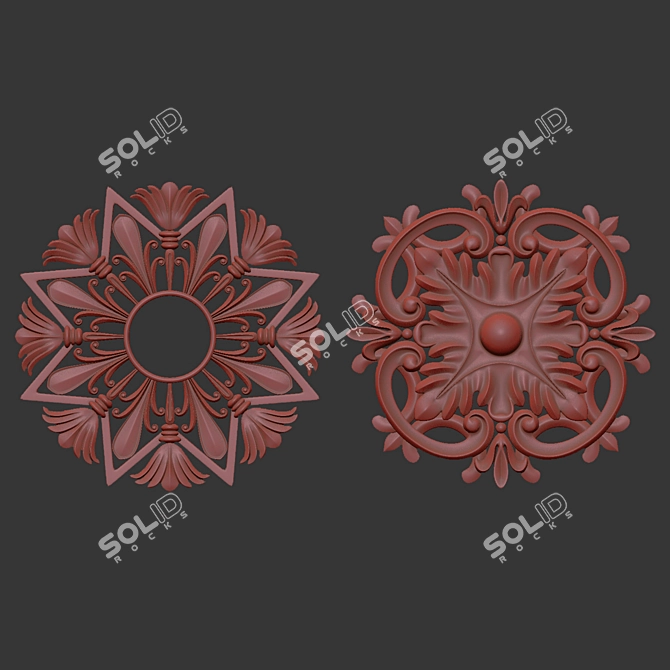 3D Max Ornament Model 2016 3D model image 7