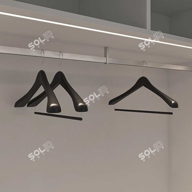 High-Quality 3D Wardrobe Set 3D model image 5