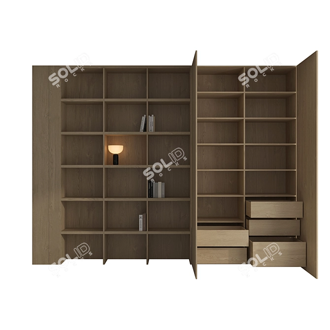 High-Quality 3D Wardrobe Set 3D model image 2