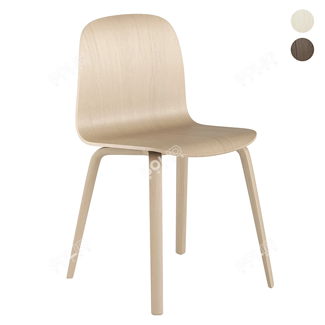 Minimalist Visu Chair Collection 3D model image 1