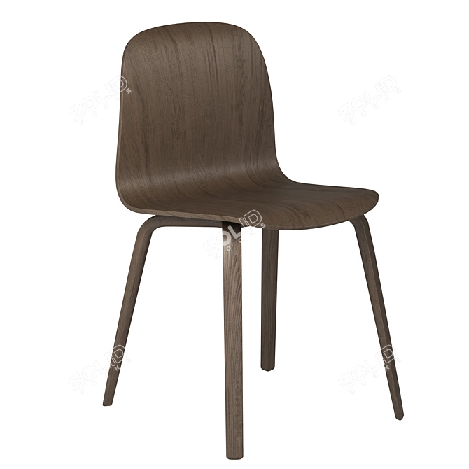 Minimalist Visu Chair Collection 3D model image 2