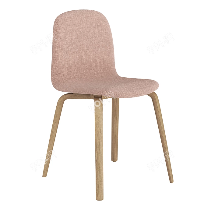 Minimalist Visu Chair Collection 3D model image 4